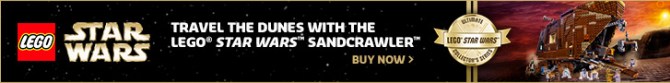 Travel the dunes with the LEGO� Star Wars™ Ultimate Collector Series Sancrawler™